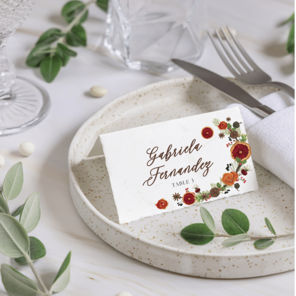 Christmas tabletop Winter Wedding